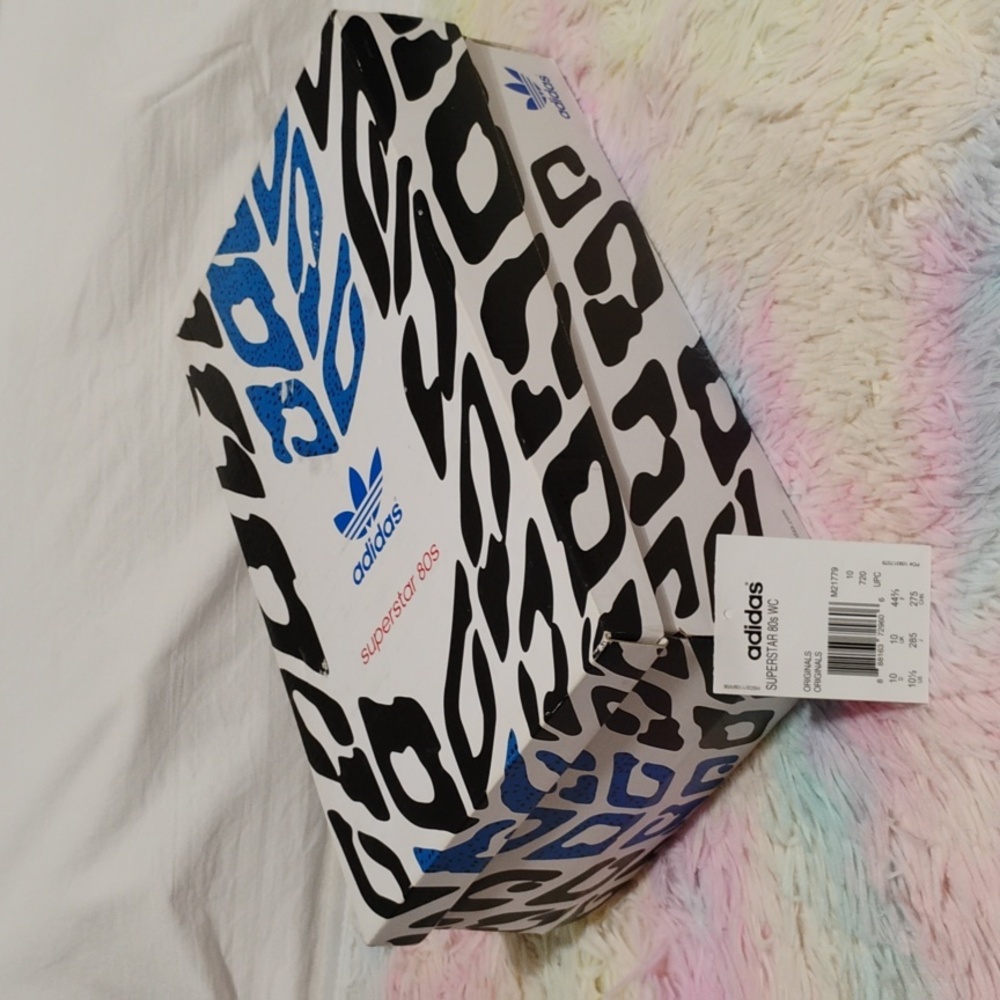 SALE! New Adidas Super Star 80's WC Black/White Shoes W Box Sz.10.5 2014 (E-2) - Picture 10 of 12